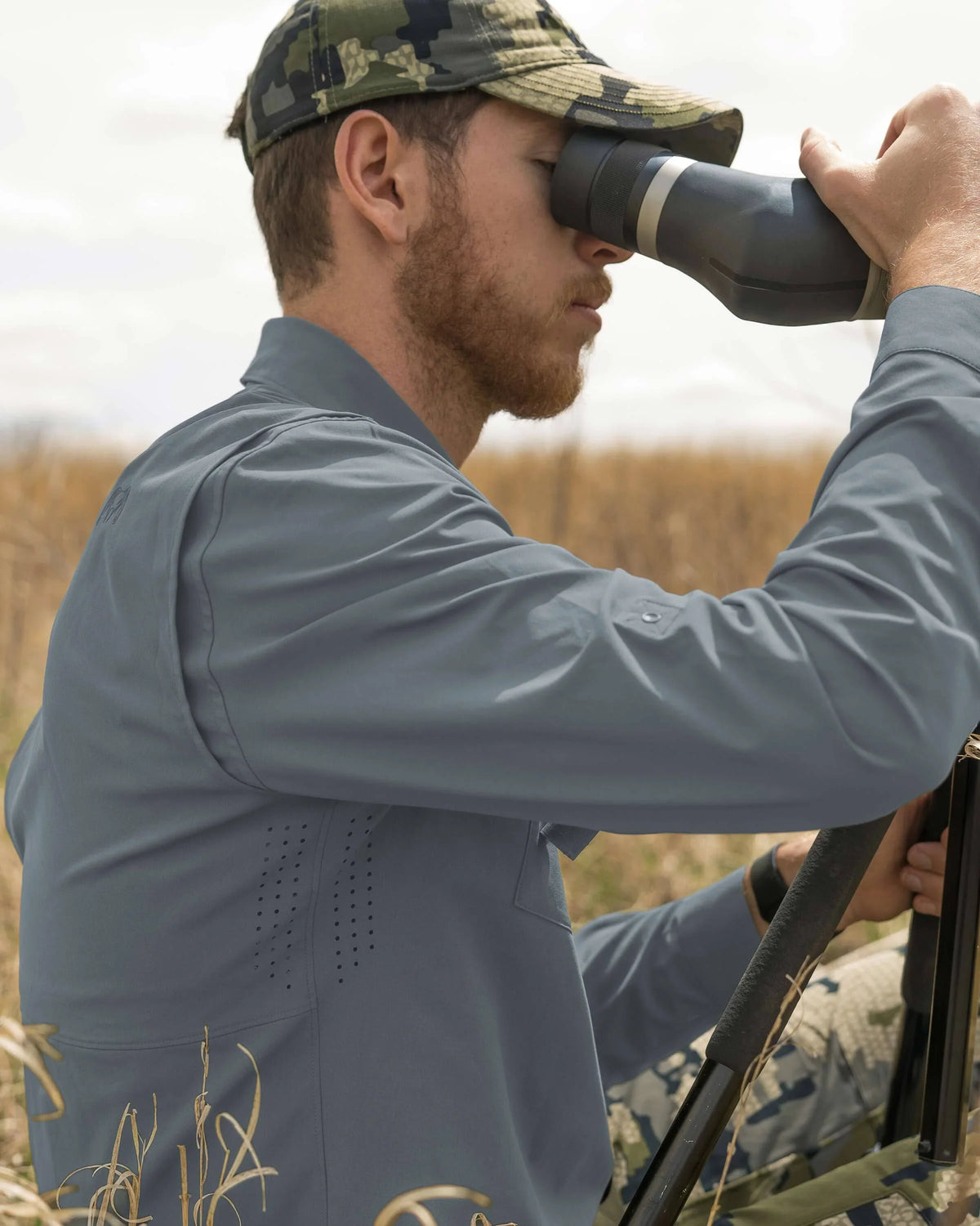 Mesa Vented LS Snap Shirt | Verde