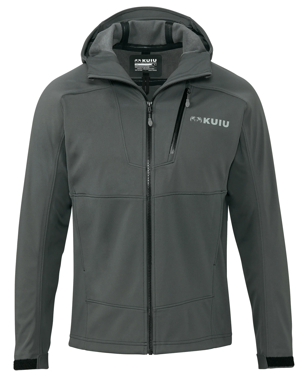 Axis Hybrid Hooded Jacket | Gunmetal
