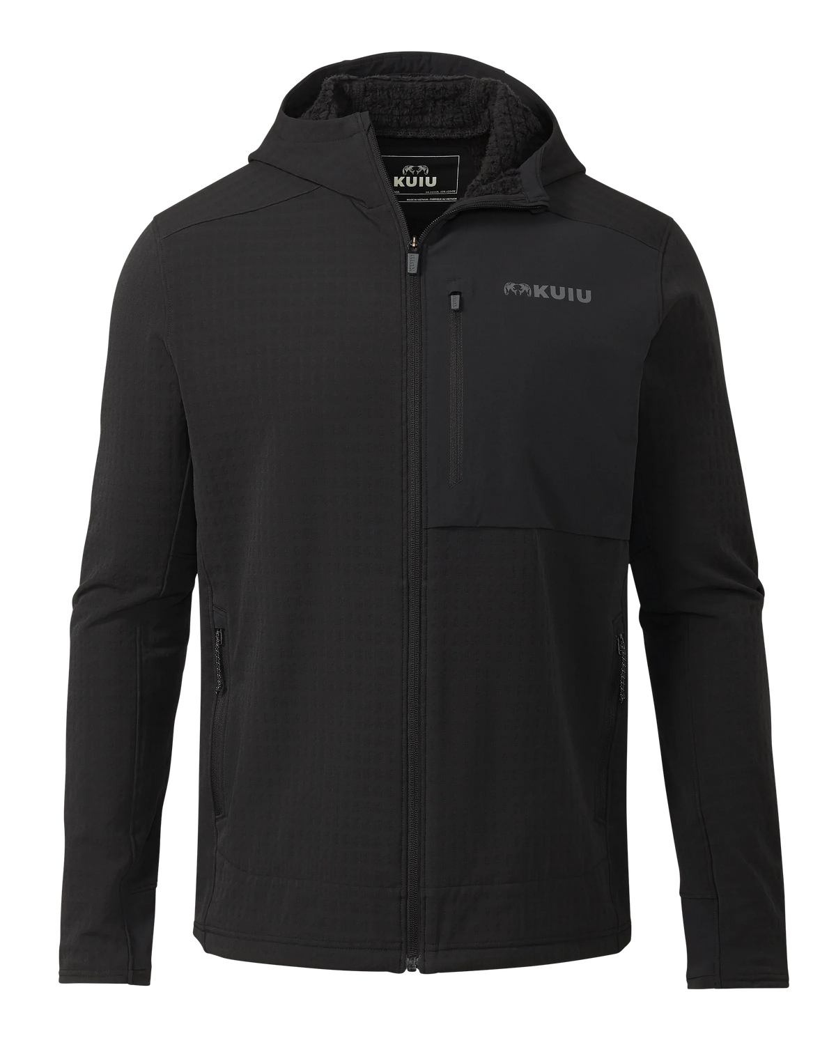 Blockfield Fleece Hoodie | Black