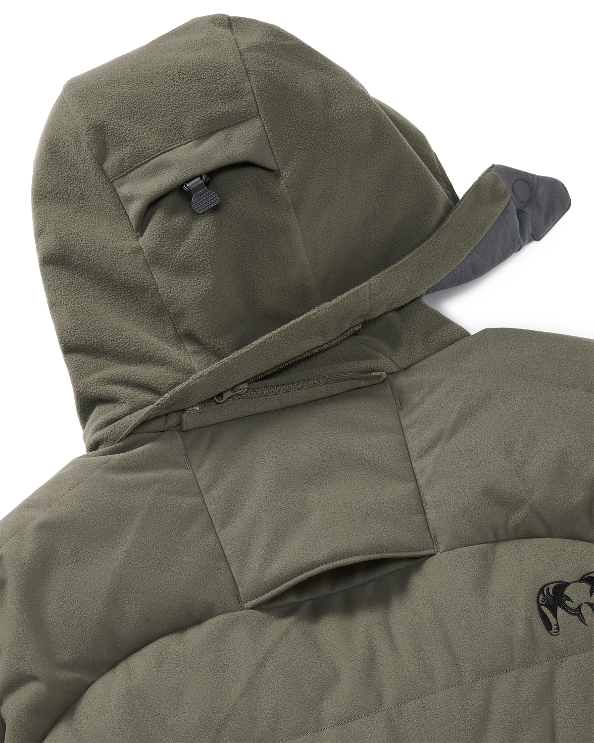 Super Down Haven Hooded Jacket | Ash