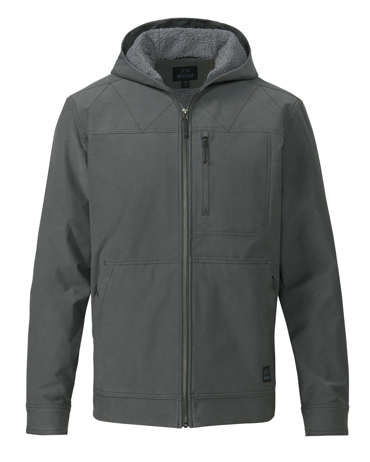 Brawley Hooded Fleece Jacket | Gunmetal